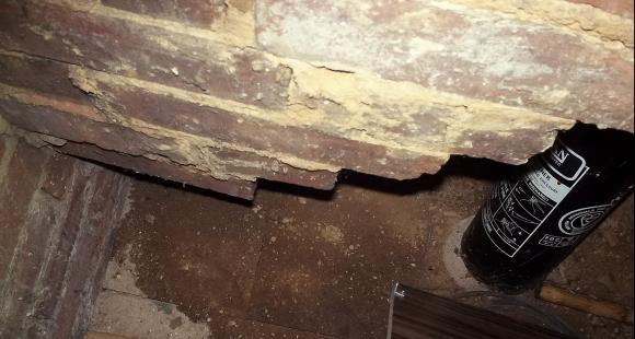 Damp in chimney in loft