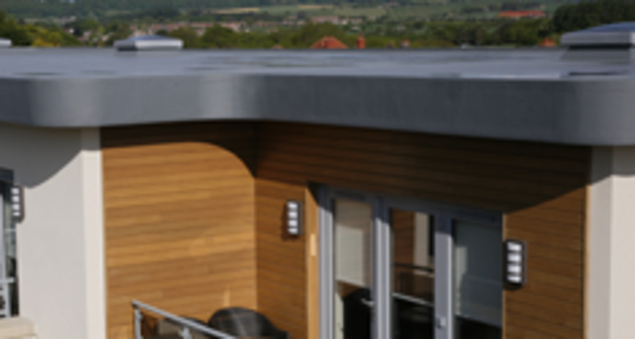 Fibreglass flat roof by Topseal